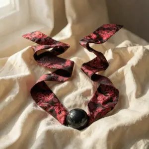 Scandal Ball Gag Fiocco Nero/Rosso — CalExotics