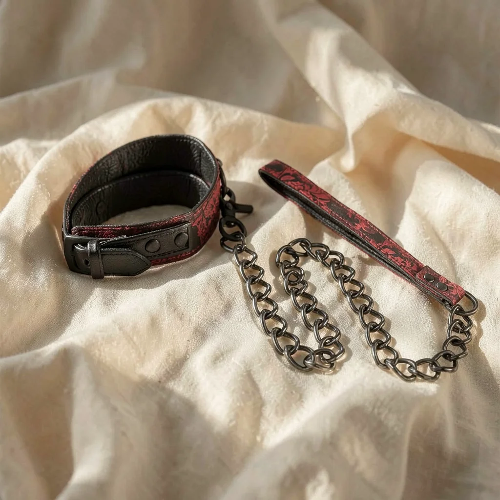 Scandal Collar with Leash — CalExotics