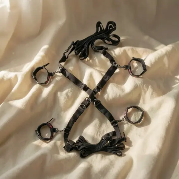 Scandal Bed Cross Restraint — CalExotics