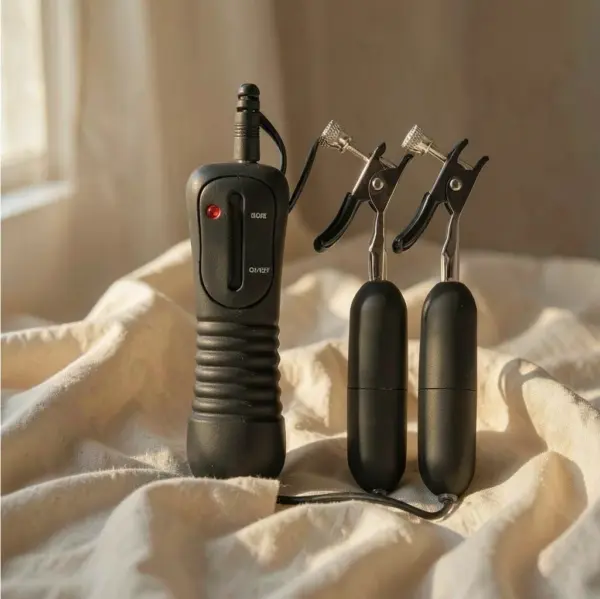Vibrating Nipple Clamps — Fetish Fantasy Series