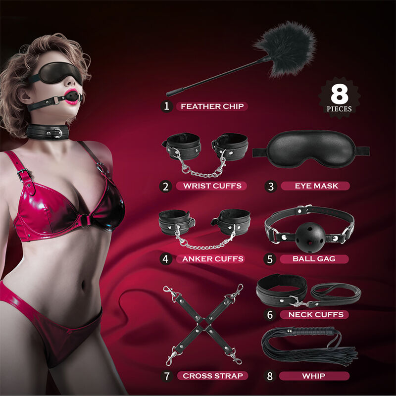 Kit BDSM 8 Pezzi — Pretty Love