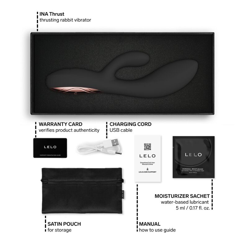 Ina Thrust Nero — Lelo
