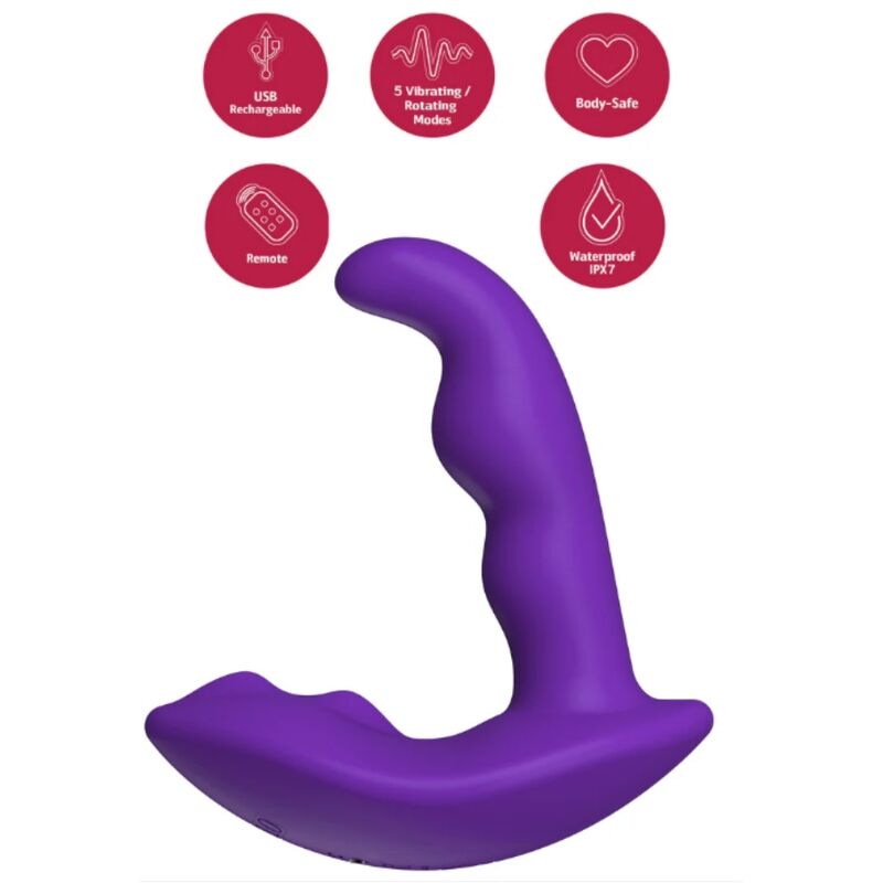 Stimolatore Anale Rotativo Viola — She.E.O