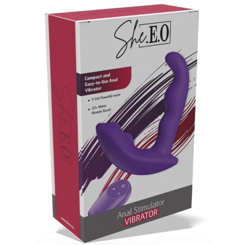 Stimolatore Anale Rotativo Viola — She.E.O