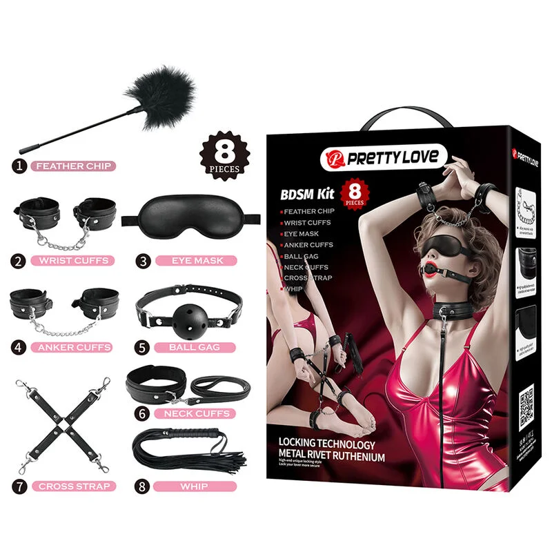 Kit BDSM 8 Pezzi — Pretty Love