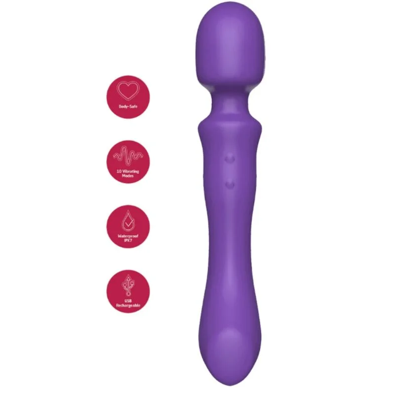 Wand Doppia Estremità Viola — She.E.O